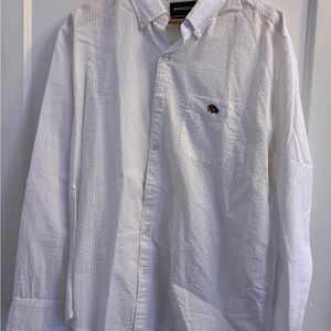 Bonobos Seersucker White Casual Shirt